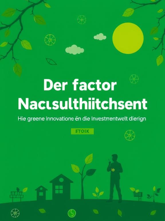 Der Faktor Nachhaltigkeit: Wie grüne Innovationen die Investmentwelt verändern
